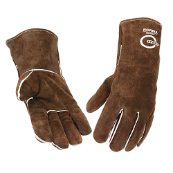 Краги спилковые Norma, Kevlar (коричневые) Start   Пакистан