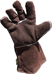 Краги спилковые Norma, Kevlar (коричневые) Start   Пакистан