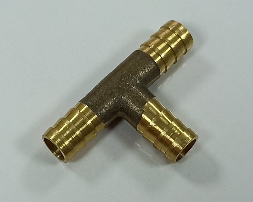 Тройник  Ø=9мм., латунь