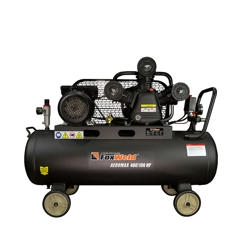 Компрессор масляный ременной AEROMAX 480/100 HP Foxweld