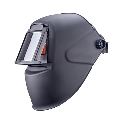 маска сварщика ГЛАДИАТОР "черная" с откидным стеклом   Китай