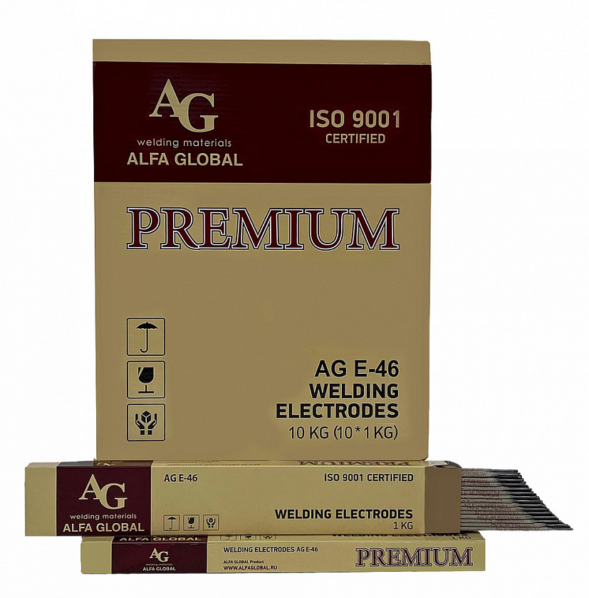 AG E-46 PREMIUM Ø=3,2 мм, пачка 1,0 кг (аналог ОК-46)