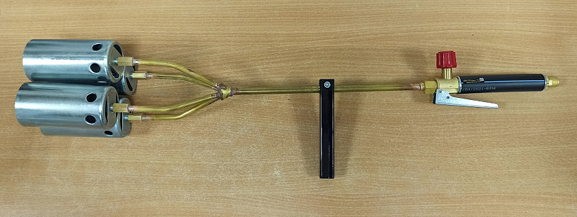 Горелка газовоздушная рычажная 4-х факельная ГВ ДЖЕТ 119