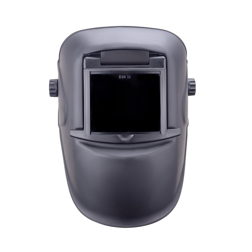 маска сварщика ГЛАДИАТОР "черная" с откидным стеклом