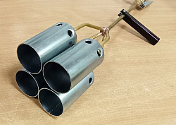 Горелка газовоздушная рычажная 4-х факельная ГВ ДЖЕТ 119   