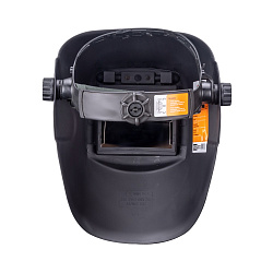 маска сварщика ГЛАДИАТОР "черная" с откидным стеклом   Китай