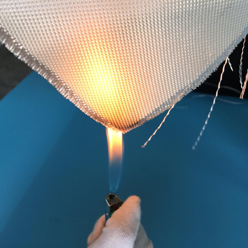 Защитное полотно из кремнеземной ткани