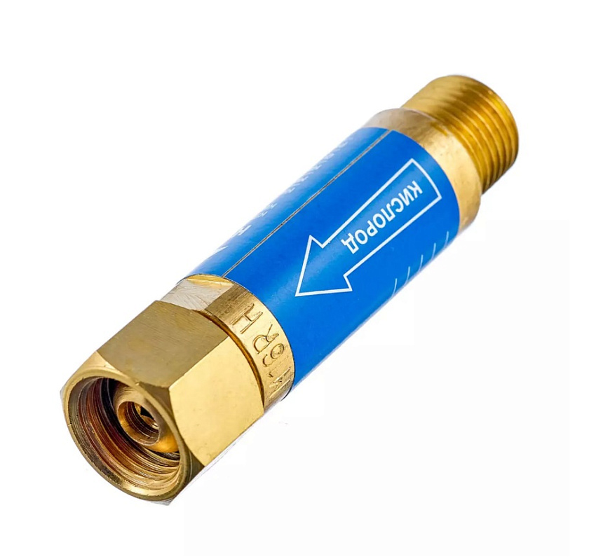 Клапан огнепреградительный кислородный КОК (на резак или горелку) М16х1,5 ПТК